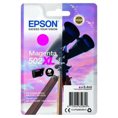 Epson T02W3 Patron Magenta 6,4ml (Eredeti)