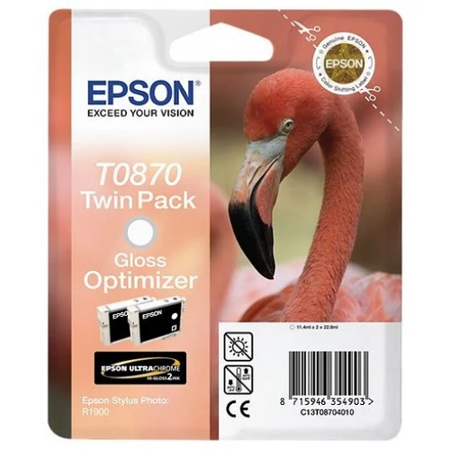 Epson T0870 Patron Gloss Optimizer 2x11ml (Eredeti)