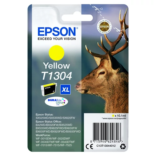 Epson T1304 Patron Yellow 10,1ml (Eredeti)