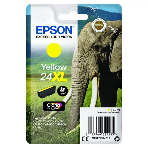 Epson T2434 Patron Yellow 8,7ml 24XL (Eredeti)