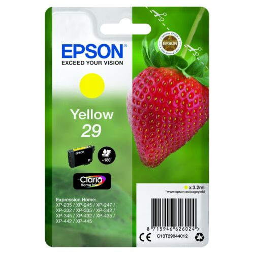Epson T2984 Patron Yellow 29 (Eredeti)