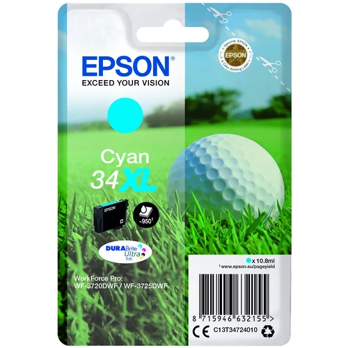 Epson T3472 Patron Cyan 10,8 ml (Eredeti)