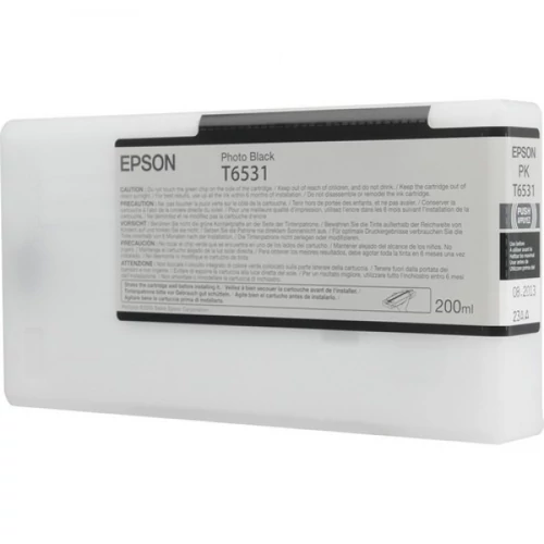 Epson T6531 Patron Photo Black 200ml (Eredeti)