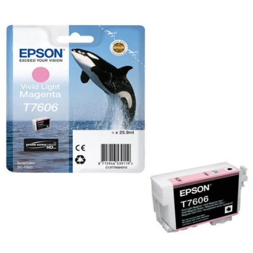 Epson T7606 Patron Light Magenta 26ml (Eredeti)