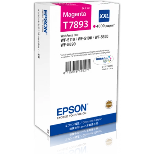 Epson T7893 Patron Magenta 4K (Eredeti)