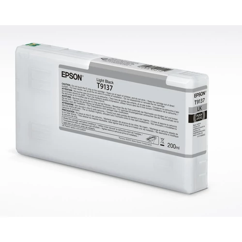 Epson T9137 Patron Light Black 200ml (Eredeti)