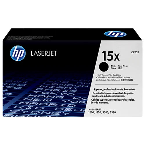 HP C7115X Toner Black 3,5k No.15X (Eredeti)