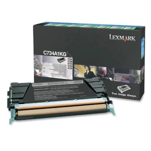 Lexmark C734/X734 Return Toner Black 8K (Eredeti) C734A1KG