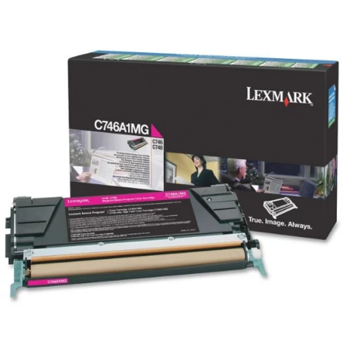 Lexmark C746/C748 Return Toner Magenta 7K (Eredeti) C746A1MG