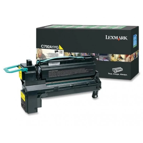 Lexmark C792/X792 Return Toner Yellow 6K (Eredeti) C792A1YG