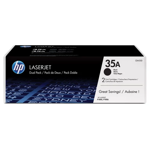 HP CB435AD Toner Black 2x1,5k No.35AD (Eredeti)