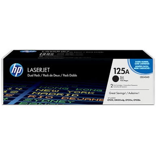 HP CB540AD Dupla Toner Black 2,2K No.125A (Eredeti)