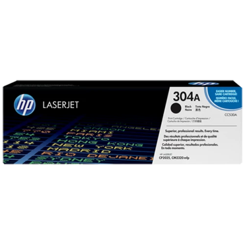 HP CC530A Toner Black 3,5k No.304A (Eredeti)