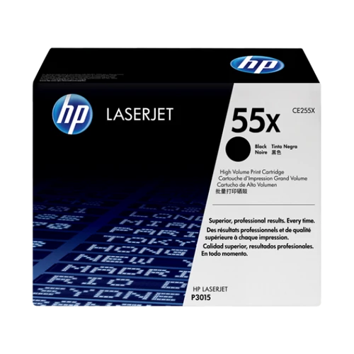 HP CE255X Toner Black 12,5k No.55X (Eredeti)