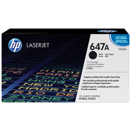 HP CE260A Toner Black 8,5k No.647A (Eredeti)