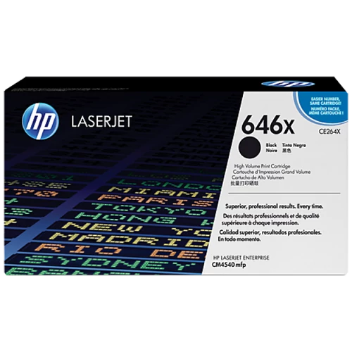 HP CE264X Toner Bk 17K No.646X (Eredeti)