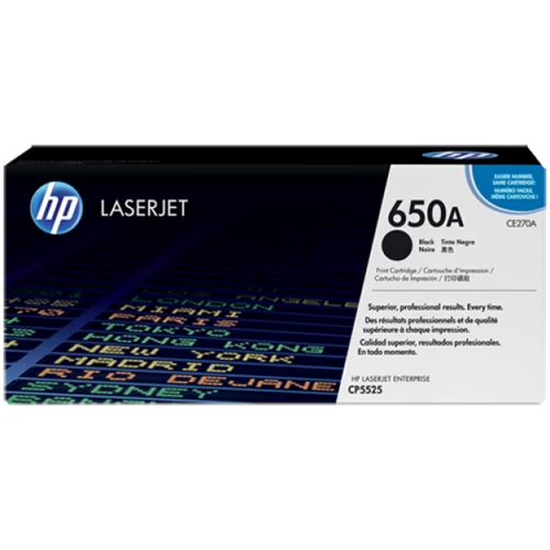 HP CE270A Toner Black 13,5k No.650A (Eredeti)