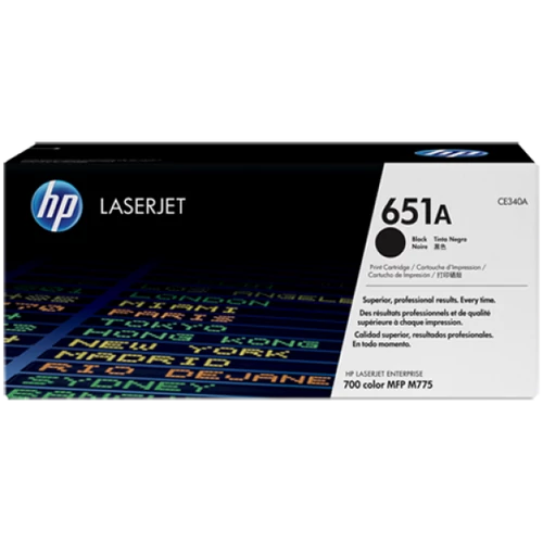 HP CE340A Toner Black 13,5k No.651A (Eredeti)