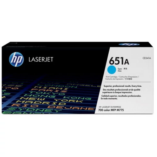 HP CE341A Toner Cyan 16k No.651A (Eredeti)