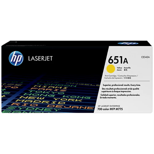 HP CE342A Toner Yellow 16k No.651A (Eredeti)