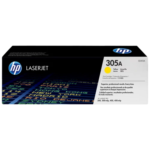 HP CE412A Toner Yellow 2,6k No.305A (Eredeti)