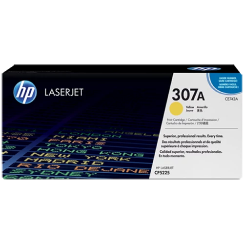 HP CE742A Toner Yellow 7,3k No.307A (Eredeti)