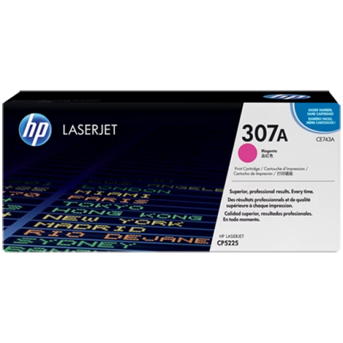 HP CE743A Toner Magenta 7,3k No.307A (Eredeti)