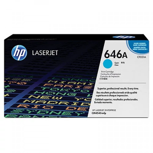 HP CF031A Toner Cyan 12,5k No.646A (Eredeti)