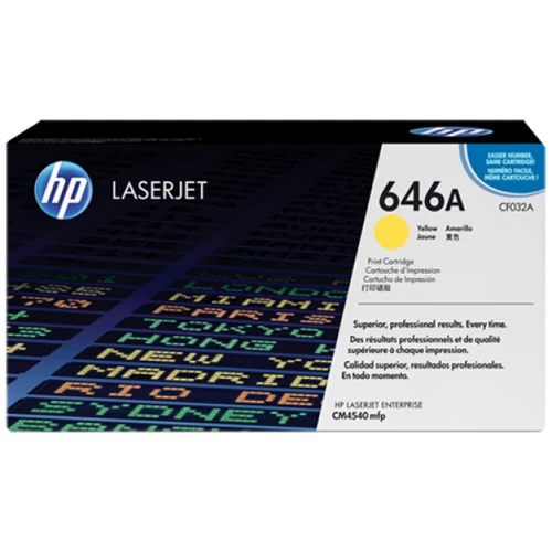 HP CF032A Toner Yellow 12,5k No.646A (Eredeti)