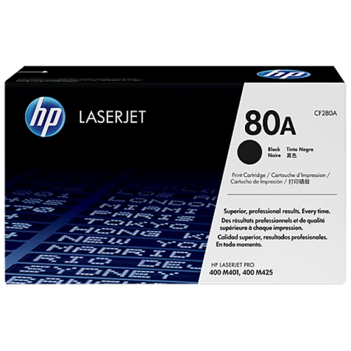 HP CF280A Toner Black 2,7k No.80A (Eredeti)