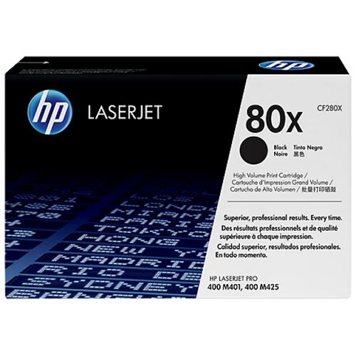 HP CF280X Toner Black 6,9k No.80X (Eredeti)