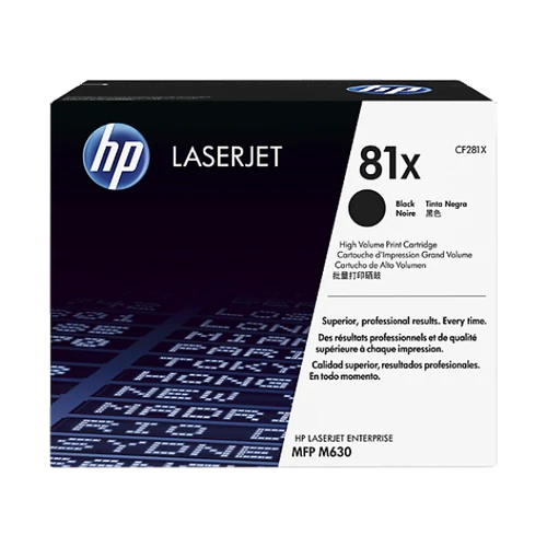 HP CF281X Toner Black 25k No.81X (Eredeti)