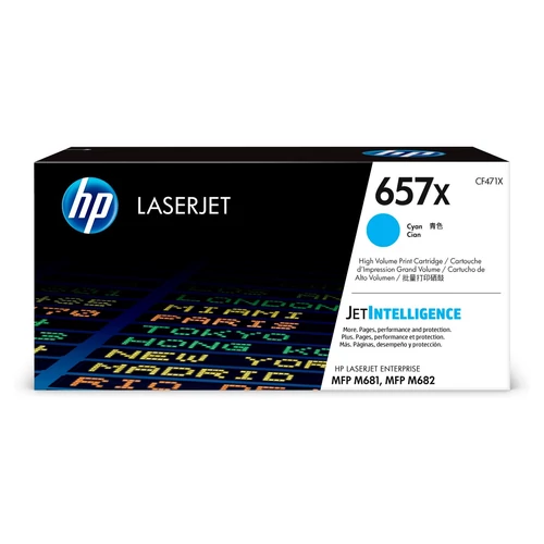 HP CF471X Toner Cyan 23k No.657X (Eredeti)