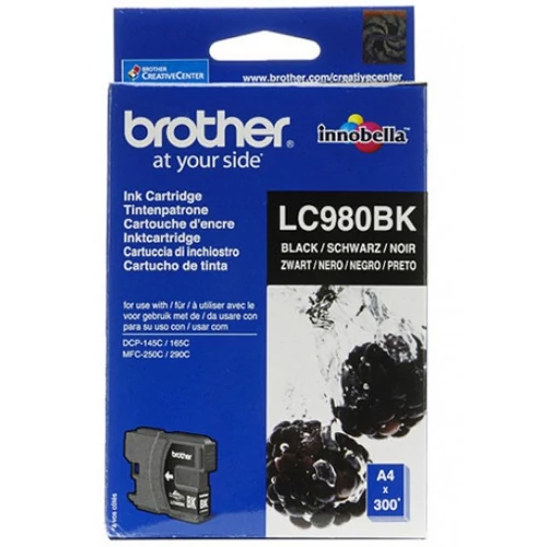 Brother LC980BK tintapatron (Eredeti)