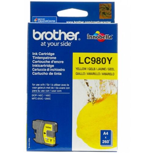 Brother LC980Y tintapatron (Eredeti)