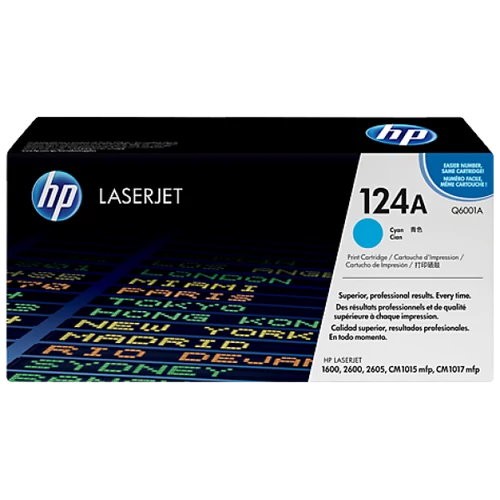 HP Q6001A Toner Cyan 2k No.124A (Eredeti)