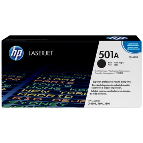 HP Q6470A Toner Black 6k No.501A (Eredeti)