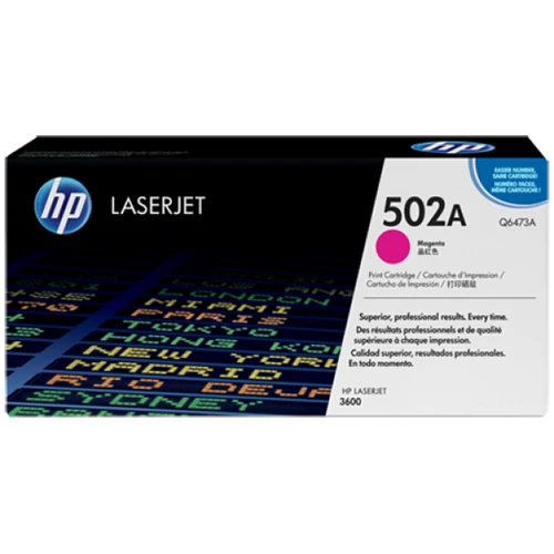 HP Q6473A Toner Magenta 4k No.502A (Eredeti)