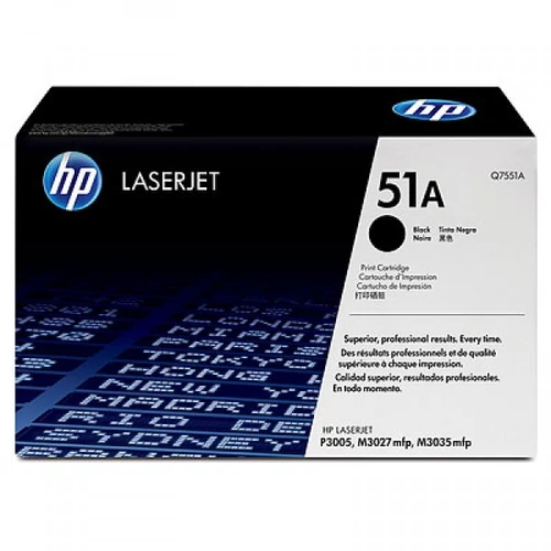 HP Q7551A Toner Black 6,5k No.51A (Eredeti)