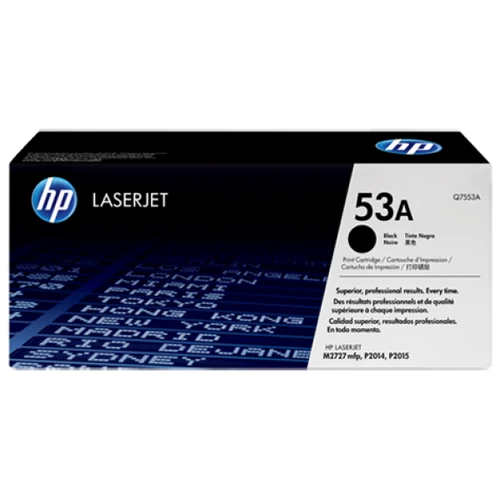 HP Q7553A Toner Black 3k No.53A (Eredeti)