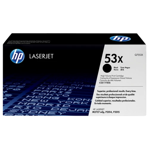 HP Q7553X Toner Black 7k No.53X (Eredeti)