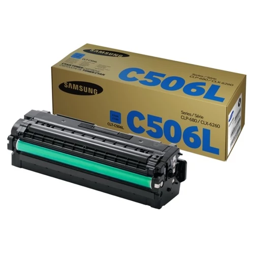 Samsung CLP 680B Cyan Toner 3,5K  CLT-C506L/ELS (SU038A) (Eredeti)