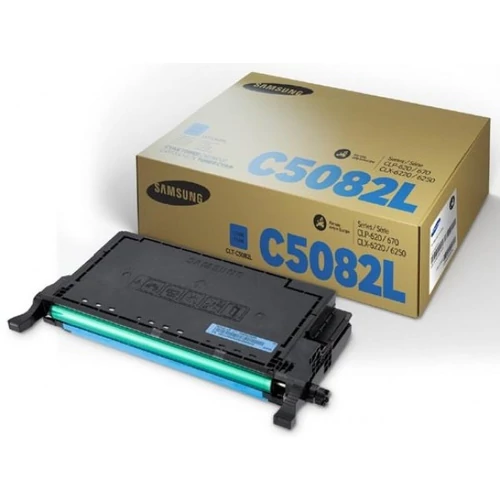 Samsung CLP 620/670B Cyan Toner 4K  CLT-C5082L/ELS (SU055A) (Eredeti)