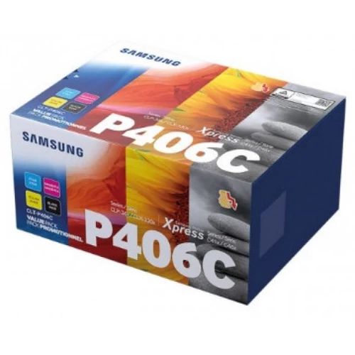 Samsung CLP 365 Toner garnitúra  CLT-P406C/ELS (SU375A) (Eredeti)