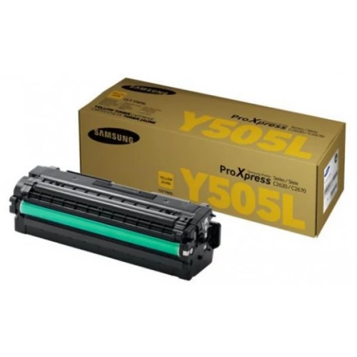 Samsung SLC2620/2670 Yellow Toner  CLT-Y505L/ELS (SU512A) (Eredeti)