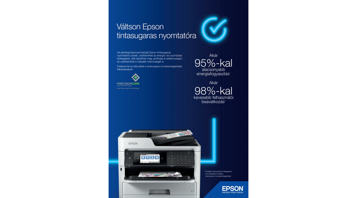 Váltson Epson tintasugaras nyomtatóra!