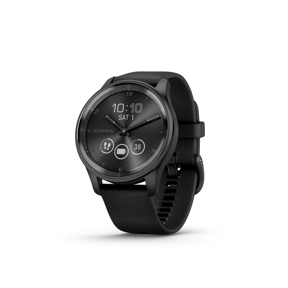 Garmin vívomove trend fekete szilikon szíjjal