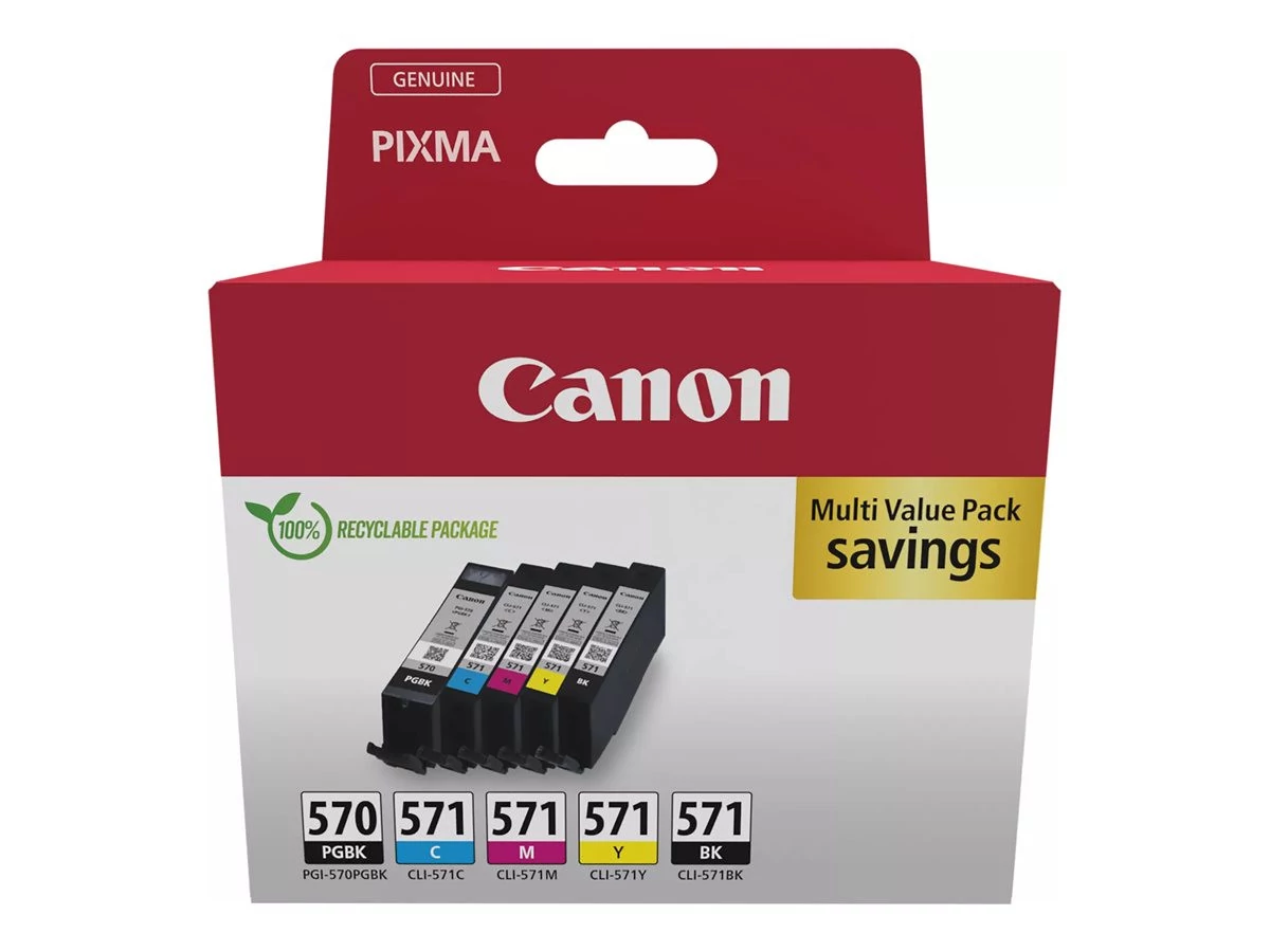 Canon PGI-570 + CLI-571 Tintapatron Multipack 1x15 ml + 4x7 ml Canon