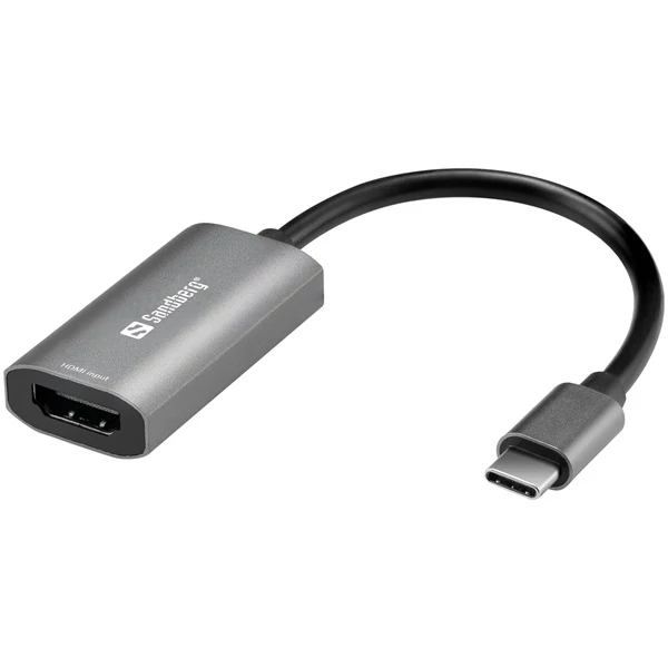 SANDBERG USB-C tartozék, HDMI Capture Link to USB-C