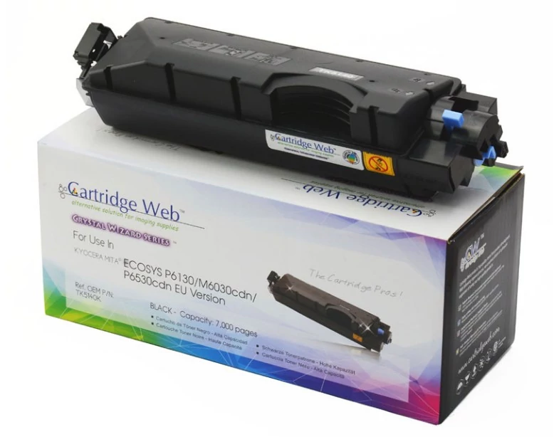 KYOCERA TK5140K Toner Black CHIPPES CartridgeWeb (For use) Cartridge Web